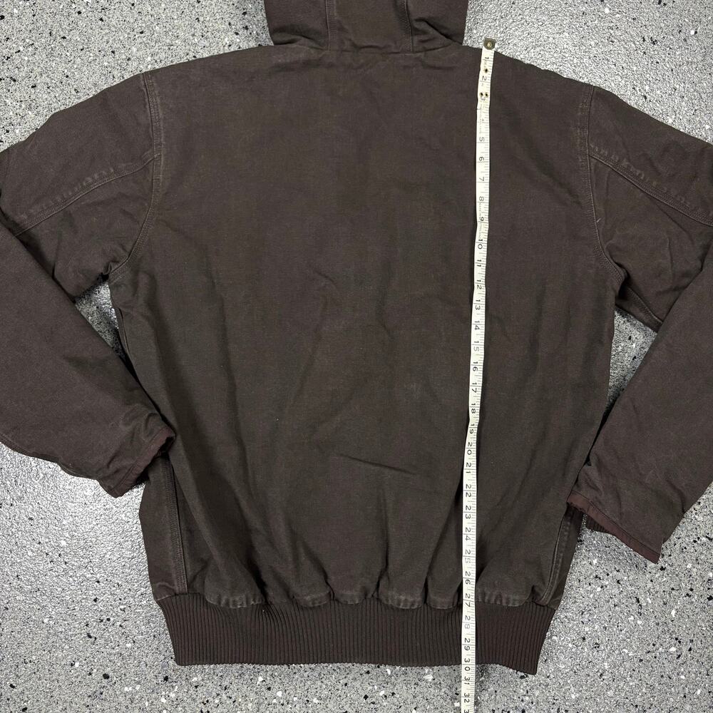 Vintage Carhartt Brown Heavy Denim Work Coat - Picture 5 of 6